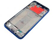 Carcasa / chasis central con marco azul "Starscape Blue" para Xiaomi Redmi Note 8T, M1908C3XG